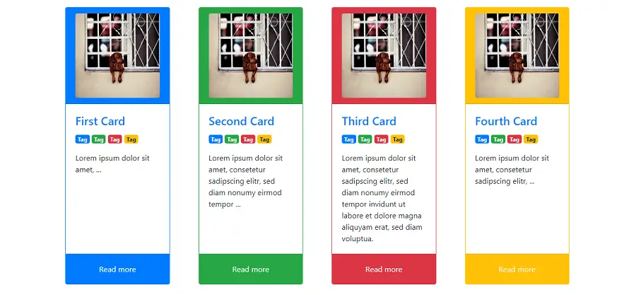 See 20 Amazing Bootstrap Cards example To help you get started with new  projects