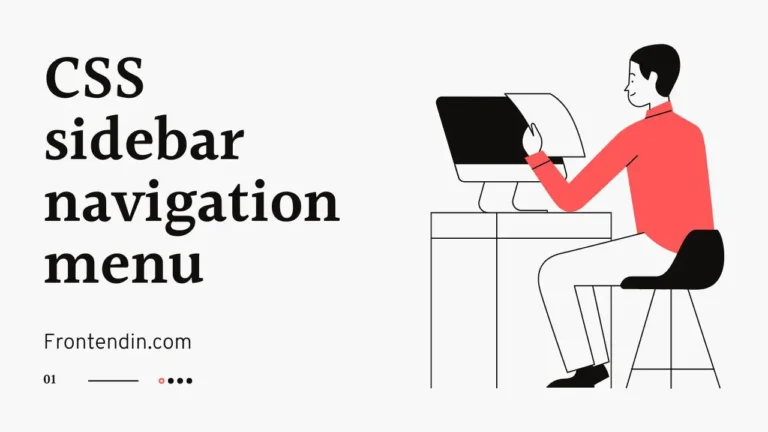 CSS sidebar navigation menu