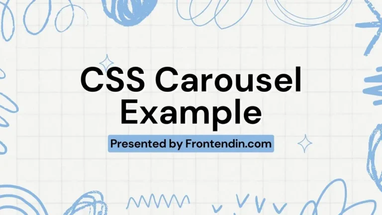 CSS Carousel